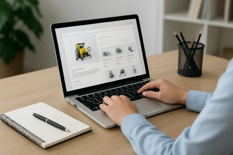 Création d’un site catalogue pour équipements professionnels : structurer l’offre et générer des demandes qualifiées